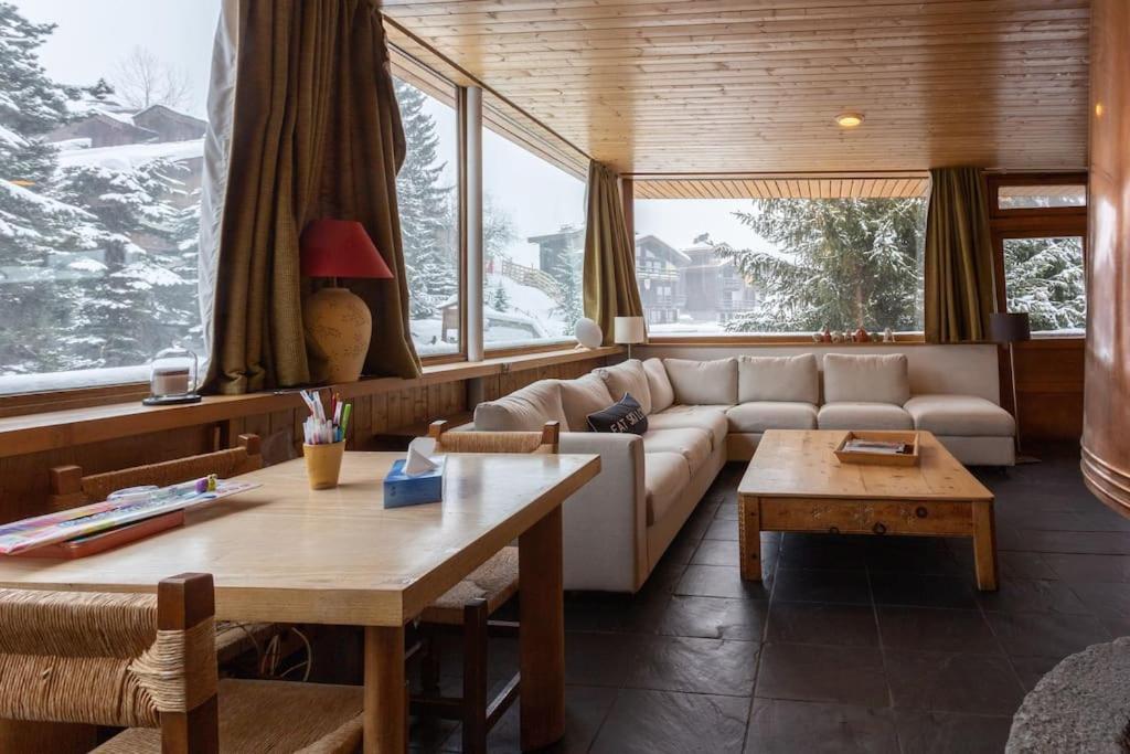Chalet Robaumont - Grand Chalet Familial Proche Du Centre Et Des Pistes Courchevel Exterior photo